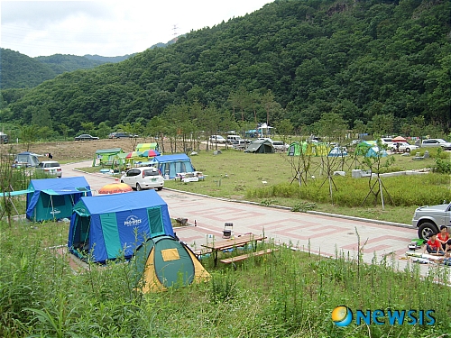 횡성군 병지방 오토캠핑장 이미지