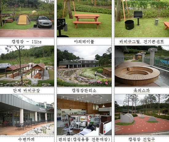 캠핑숲 이미지