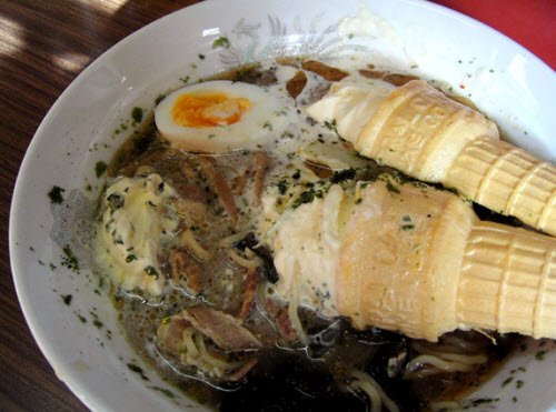 라면&아이스크림 이미지