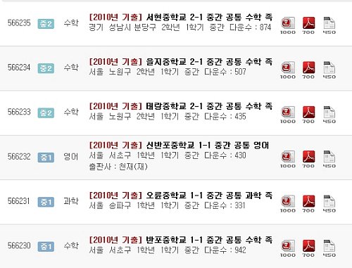 족보 이미지