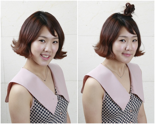 헤어연출 이미지