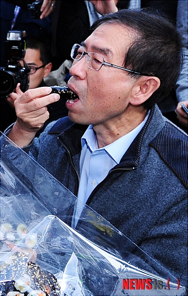 시장김밥 이미지