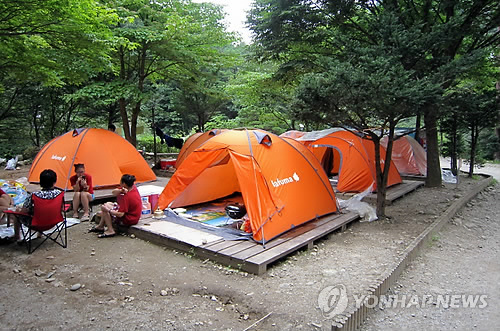 소백산국립공원 남천야영장 이미지