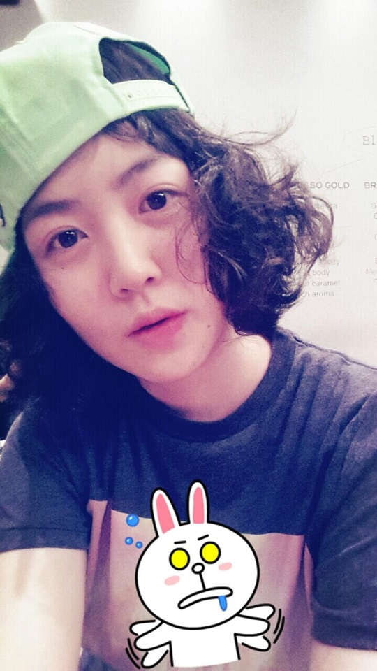 뽀글이머리 이미지