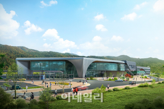 경부고속철도 신경주역사 이미지