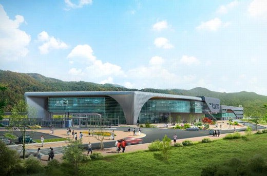 경부고속철도 신경주역사 이미지