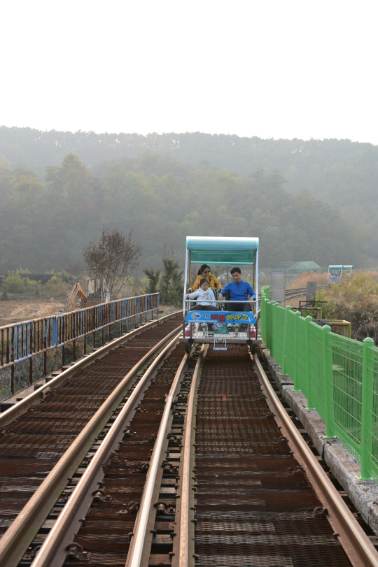 (주)아산레일바이크 이미지
