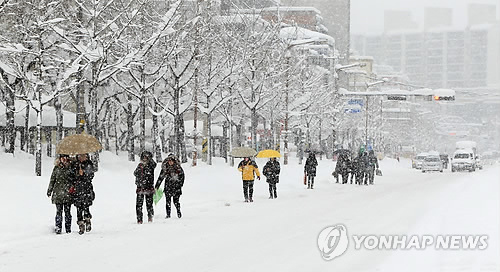 한파특보 이미지