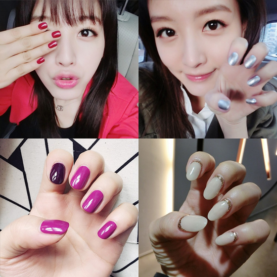 그녀는네일중 이미지