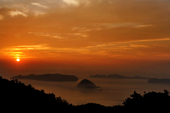 도리산전망대 일몰