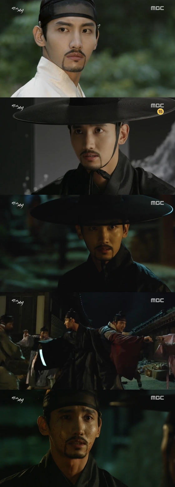 ‘밤선비’ 심창민이 멋진 왕의 모습을 그려내고 있다. © News1스포츠 / MBC ‘밤을 걷는 선비’ 캡처