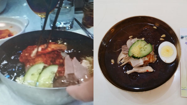 옥류관칡냉면 이미지
