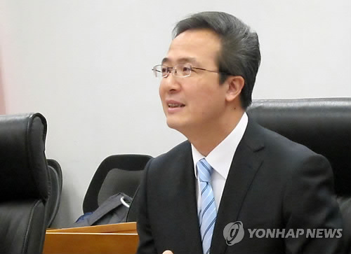 훙레이(洪磊) 중국 외교부 대변인 <<연합뉴스 자료사진>>