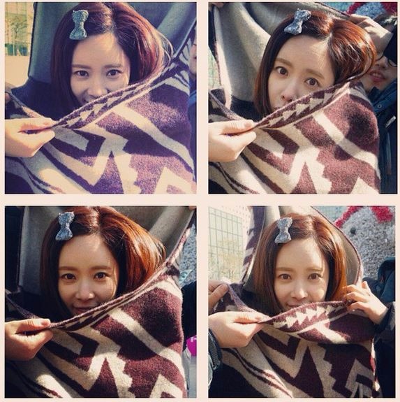 '그녀는 예뻤다' 황정음, 단발머리에 리본꽂고..