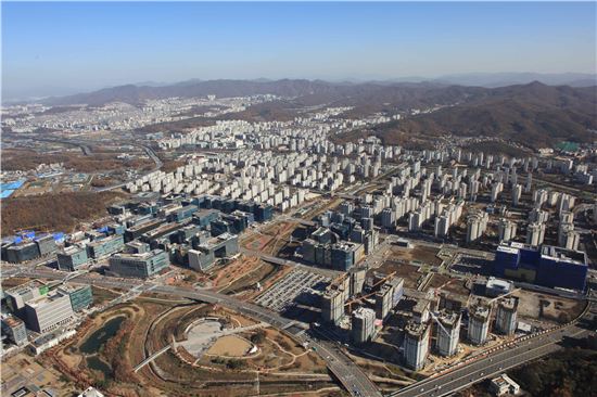 판교신도시 전경