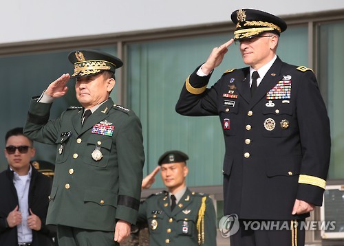 합참의장·연합사령관, JSA 방문..