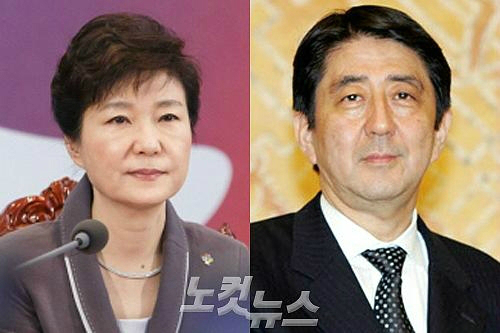 박근혜 대통령(왼쪽)과 아베 신조 일본총리 (사진=자료사진)
