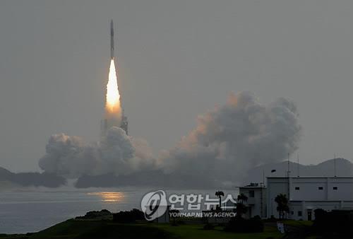 2010년 5월 아카쓰키를 실은 위성이 발사되는 모습(교도.연합뉴스.자료사진)