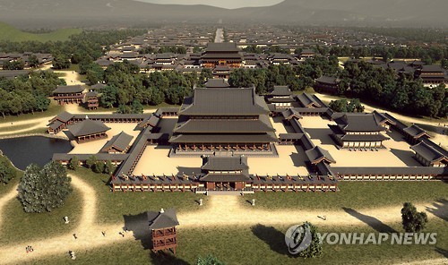 신라왕경 복원 · (경주=연합뉴스) 경주 신라왕경 복원을 위해 내년도에 647억원을 들여 월성 해자와 문루 복원을 위한 기본설계에 들어가고 동궁과 월지, 월정교 문루공사도 시작한다. << 경주시 >>