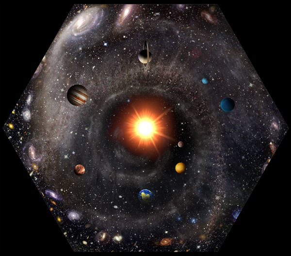 칼로스 버다시가 만든 한눈으로 보는 우주사진. 사진=파블로 칼로스 버다시/위키피디아