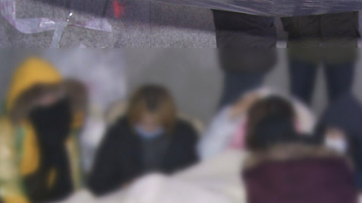 경찰 '평화의 소녀상' 옆 노숙집회 참가자 수사 - 연합뉴스TV