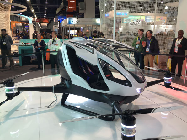 드론 타고 출근한다? 헬리콥터 같은 드론 등장 - KBS