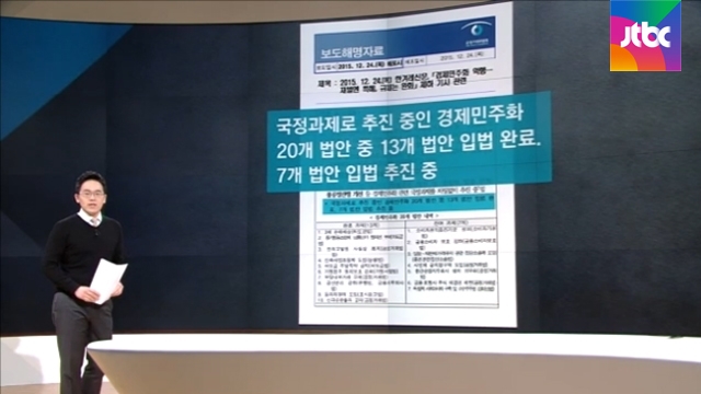 [팩트체크] 됐다 vs 안됐다..'경제민주화' 실천, 따져보니 - JTBC