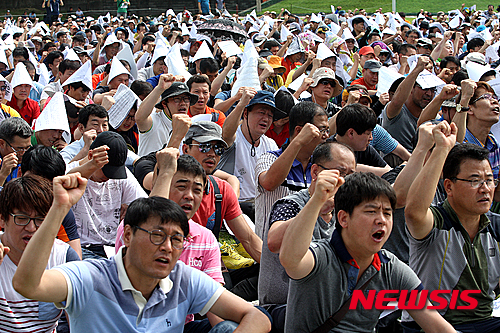 금호타이어 노조, 적자 났는데도 성과급 요구 - 뉴시스
