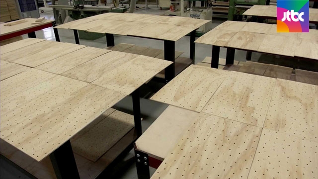 석면 대체 '목재 천장재' 개발..화재 취약 단점도 해결 - JTBC