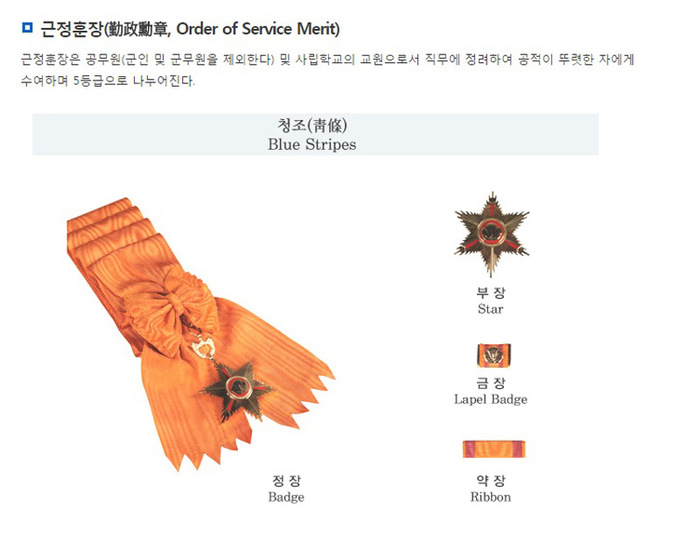 훈장 이미지