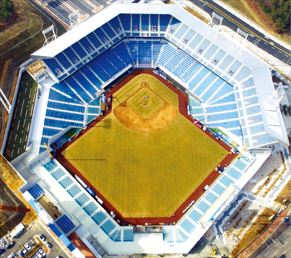 2016シーズンからプロ野球三星ライオン都賀ホーム球場で書く大邱年号洞サムソングライオンズパクが