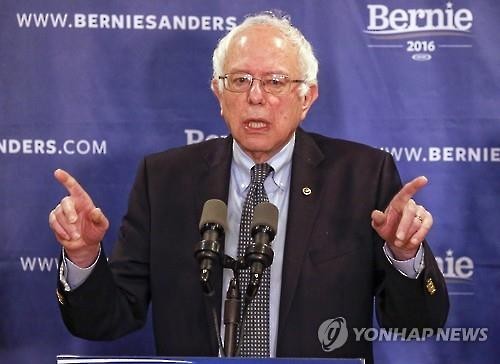 샌더스 '힐러리 아성' 사우스캐롤라이나 사실상 포기한 듯 - 연합뉴스