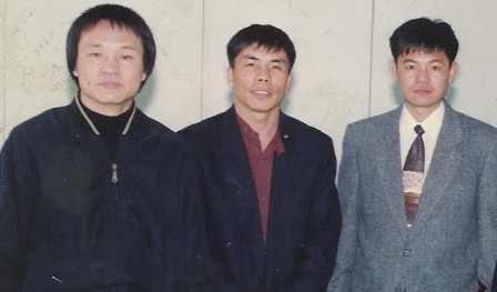 21년 전 천안에서 염동균, 문성길, 필자(왼쪽부터).