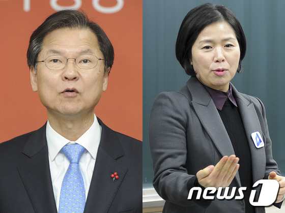 천정배-양향자, 한 명은 떨어진다..2野 '빅매치' - 뉴스1