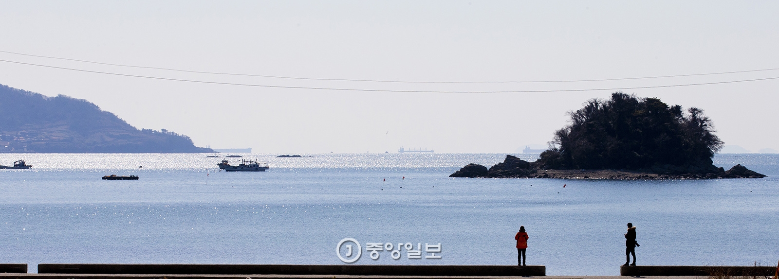 남해 벽련마을 포구