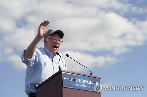 美 샌더스, 미시간 승리후 하루만에 또 500만달러 모금 - 연합뉴스