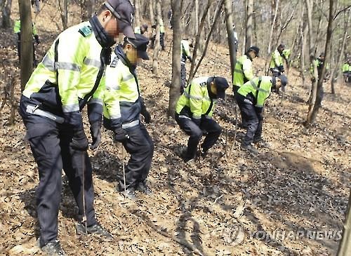 5년전 암매장 安양 시신 결국 못찾아..마지막 수색도 실패(종합) - 연합뉴스