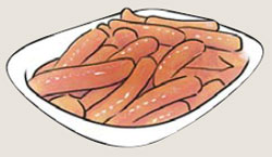 깻잎닭강정 이미지