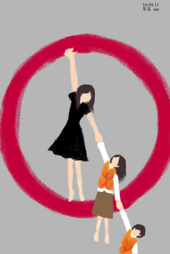 세월호와 투표 “투표는 아직 돌아오지 못한 아이들을 꺼내주는 일이다.”- 세월호 참사 희생 학생 최윤민양 언니 윤아씨가 페이스북에 올린 글과 그림.