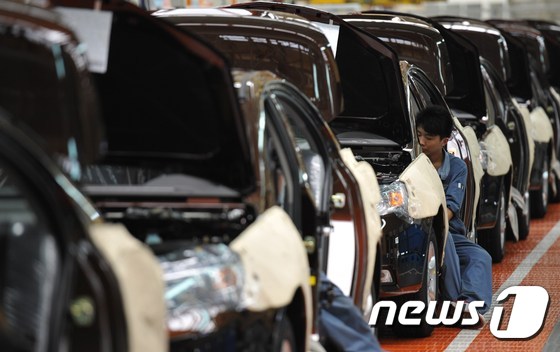 中 3월 자동차판매, 전년비 8.8%↑..SUV 판매호조 - 뉴스1
