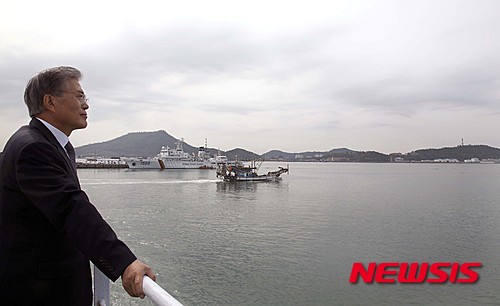 하의도 찾은 문재인