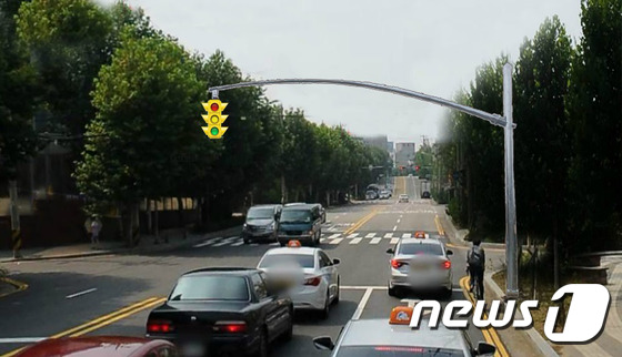 신호등 이미지