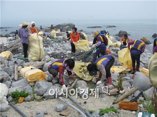 청정바다 이미지