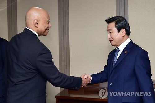 박인용 장관, 美국토안보부 차관과 대테러협력 논의(종합) - 연합뉴스