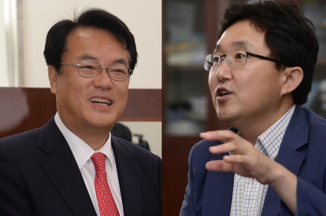 與 정진석, '도로친박당' 비판에 '비박계 김용태 혁신위장·당쇄신 전권보장' - 헤럴드경제