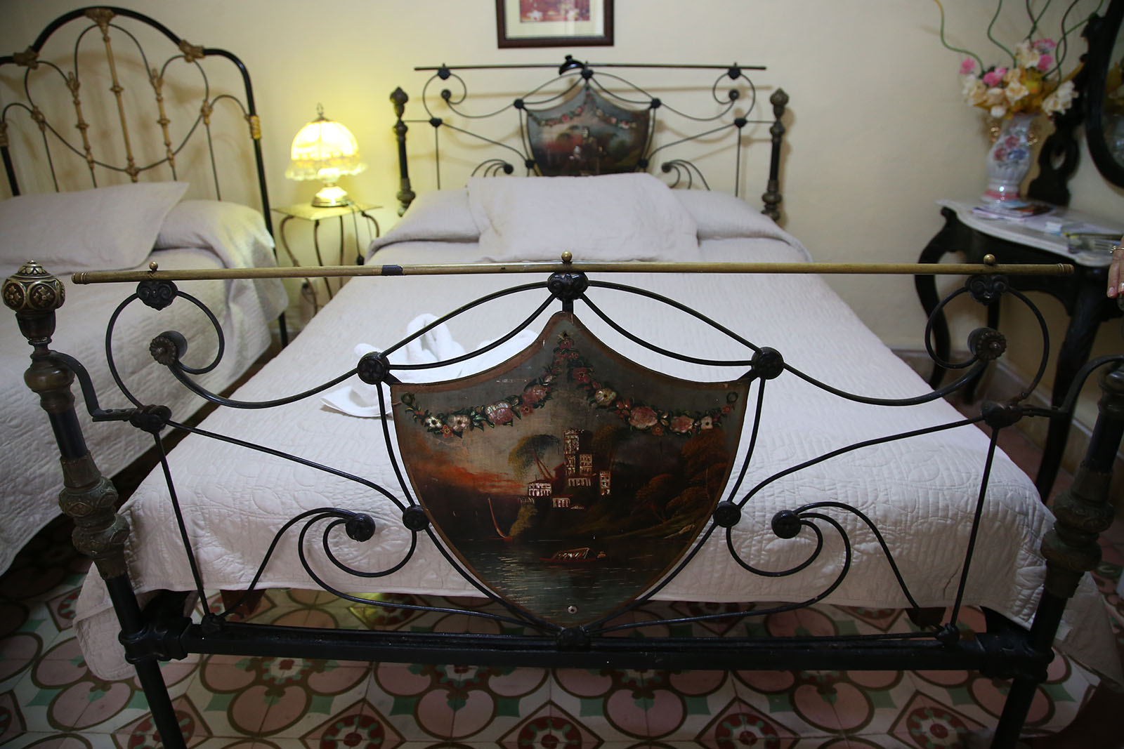 쿠바가 스페인의 지배를 받던 시절부터 사용했다는 침대.