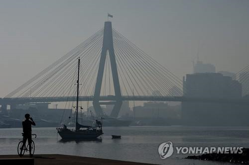 베이징보다 공기 나쁜 '청정도시' 시드니..예방적 산불놓기 영향 - 연합뉴스