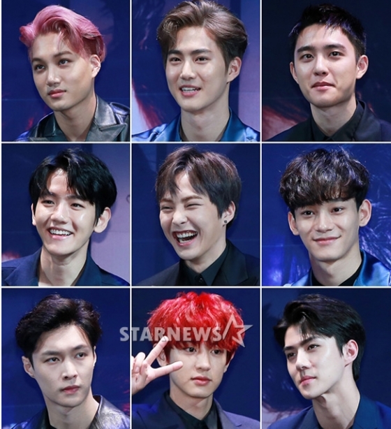 엑소 오늘 컴백 기자회견 기사사진 | 인스티즈