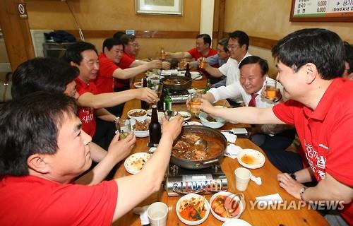 與 친박·비박