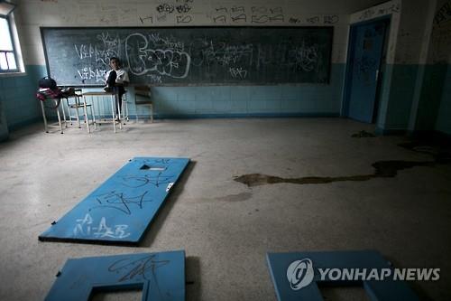 텅 빈 베네수엘라 학교 [AP=연합뉴스]